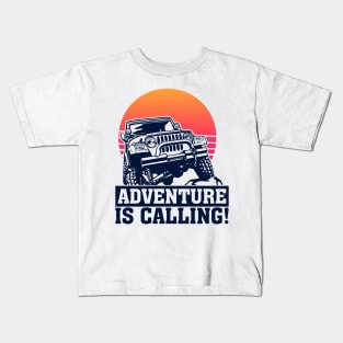 Jeep Wrangler Adventure Kids T-Shirt